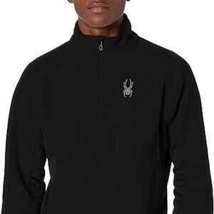 Spyder Black Outbound Half Zip Pullover Sweater